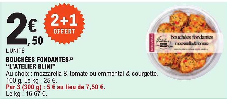 bouchées fondantes "l'atelier blini"