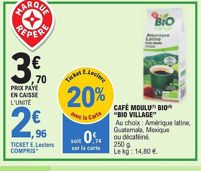 Café Moulu Bio "bio Village"