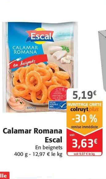 Calamar Romana Escal