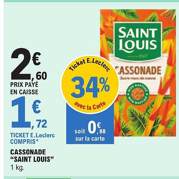 cassonade "saint louis"