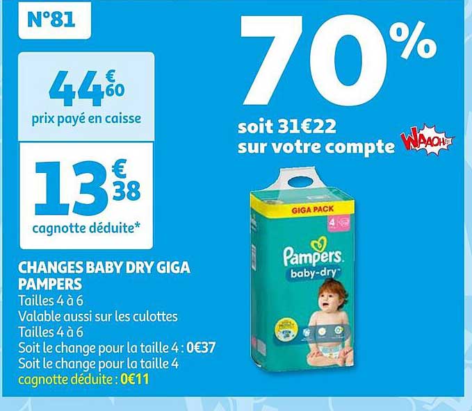 Changes Baby Dry Giga Pampers