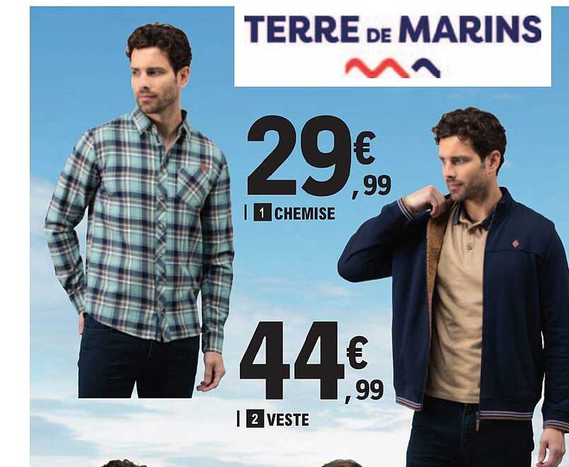 chemise, veste terre de marins