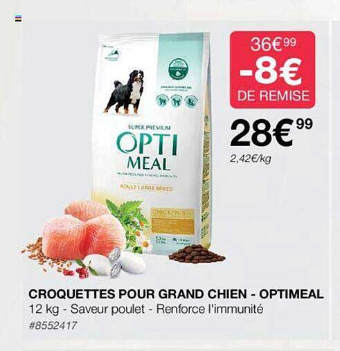 Croquettes Pour Grand Chien - Optimeal