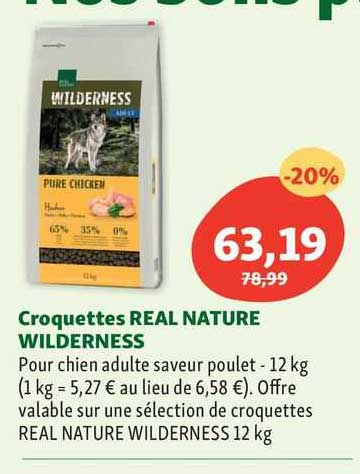croquettes real nature wilderness