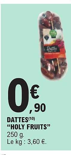 dattes "holy fruits"