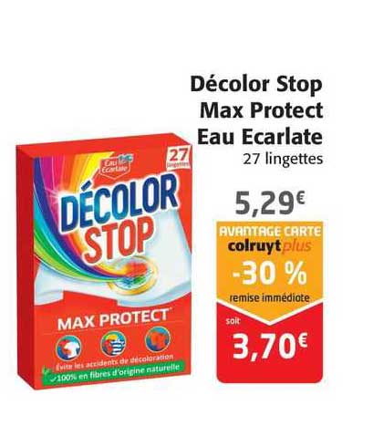 décolor stop max protect eau écarlate