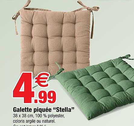 galette piquée "stella"