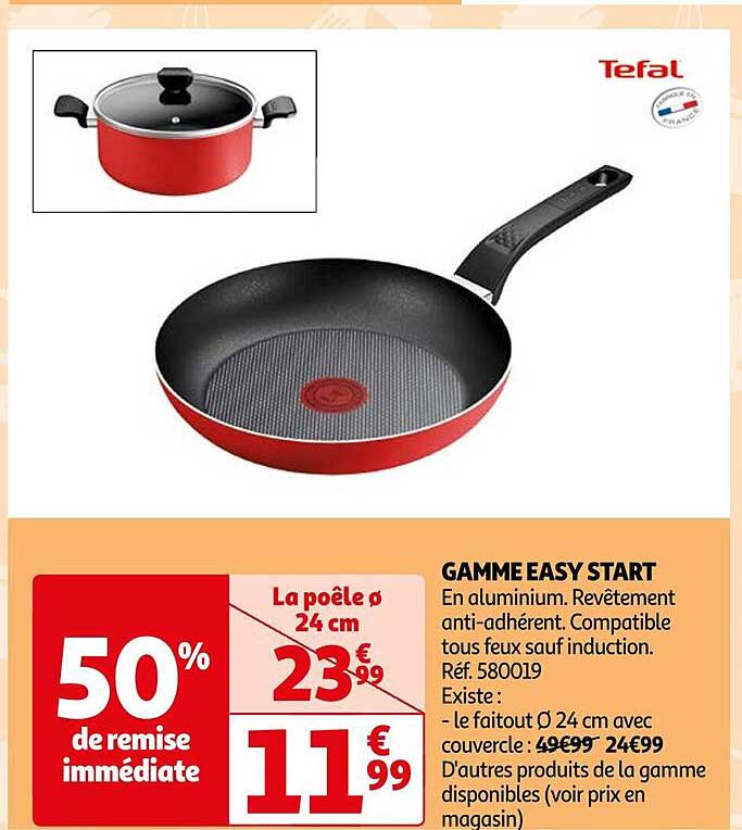 Gamme Easy Start Tefal