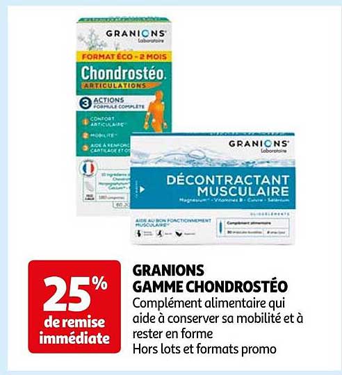 granions gamme chondrostéo