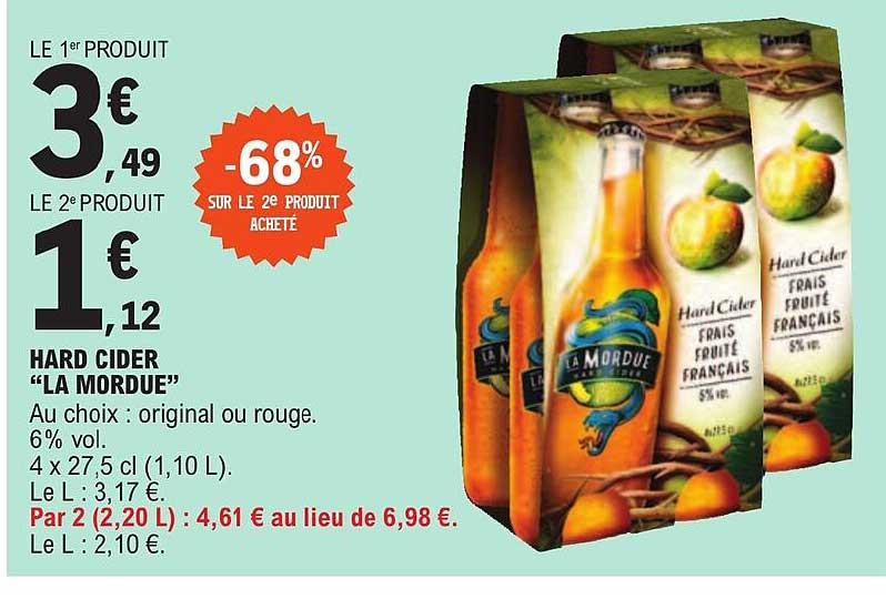 hard cider "la mordue"