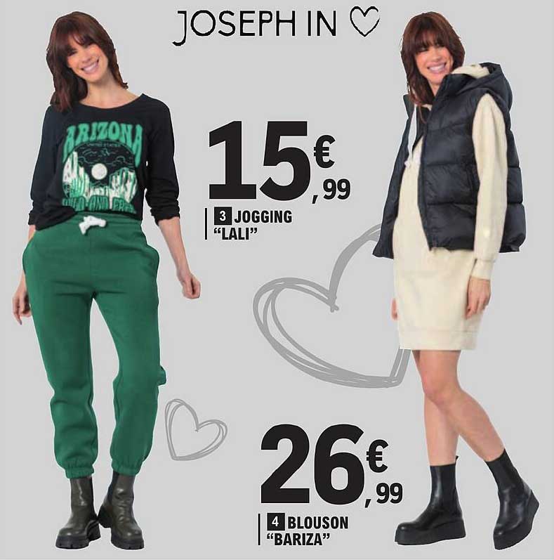 jogging "lali", blouson "bariza"