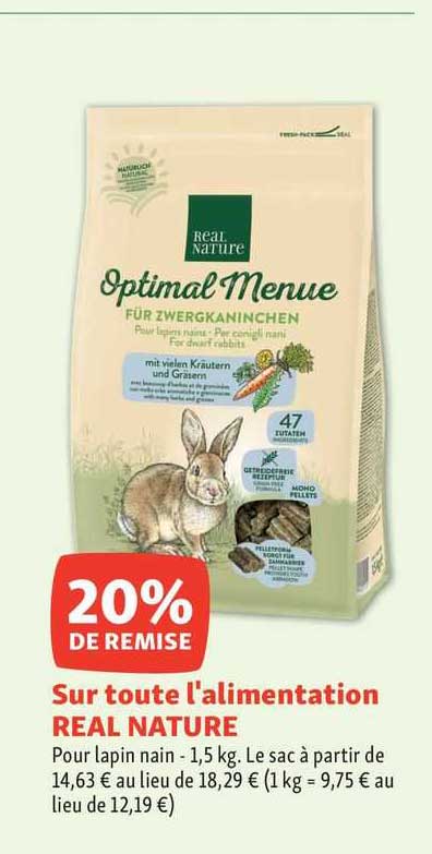 l'alimentation real nature