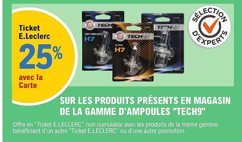la gamme d'ampoules "tech9"