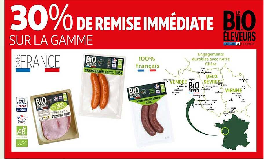 la gamme le bio des éleveurs