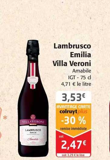 lambrusco emilia villa veroni