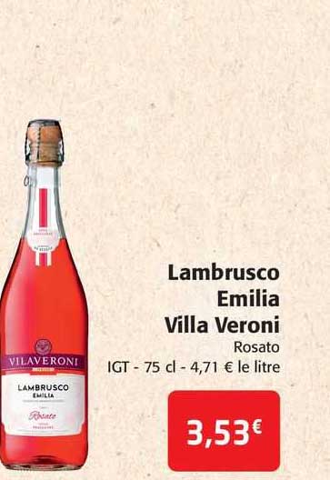 lambrusco emilia villa veroni