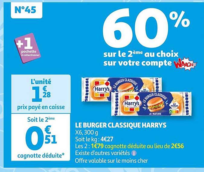 Le Burger Classique Harrys