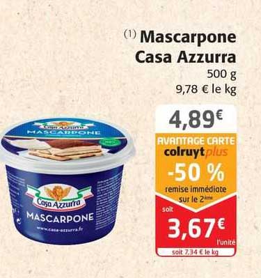 mascarpone casa azzurra