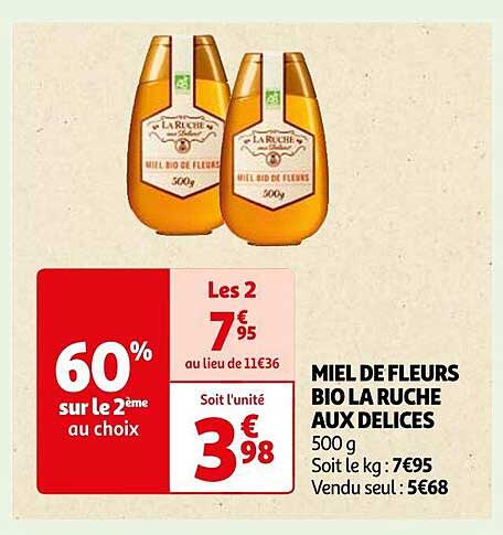 miel de fleurs bio la ruche aux délices