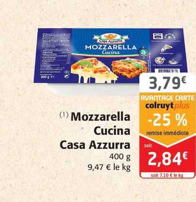 mozzarella cucina casa azzurra