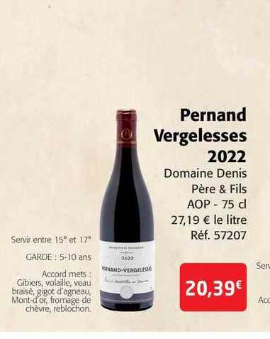 pernand vergelesses 2022