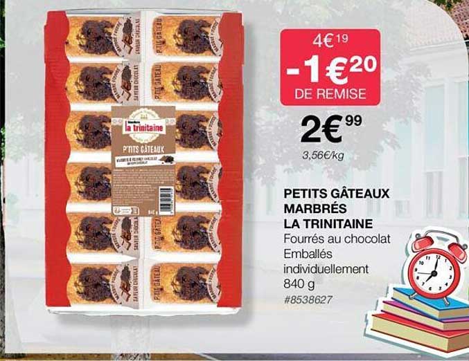 petits gâteaux marbrés la trinitaire