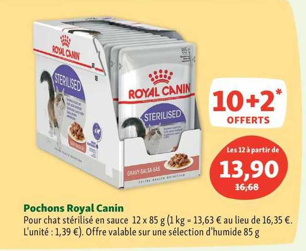 pochons royal canin