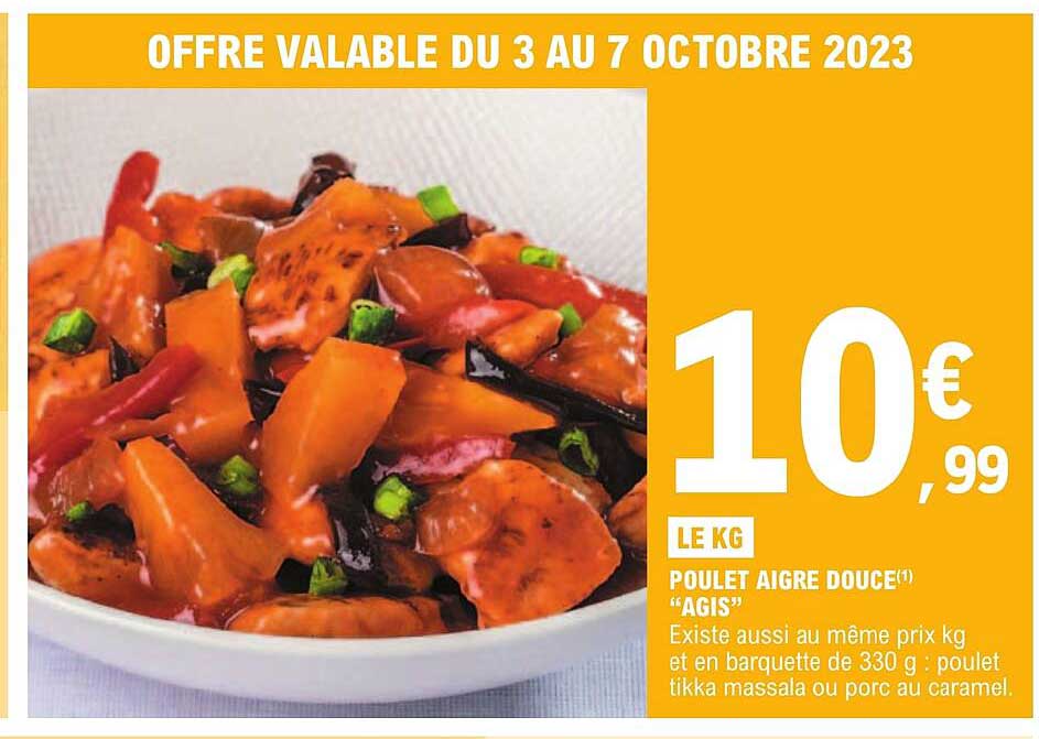poulet aigre douce "agis"