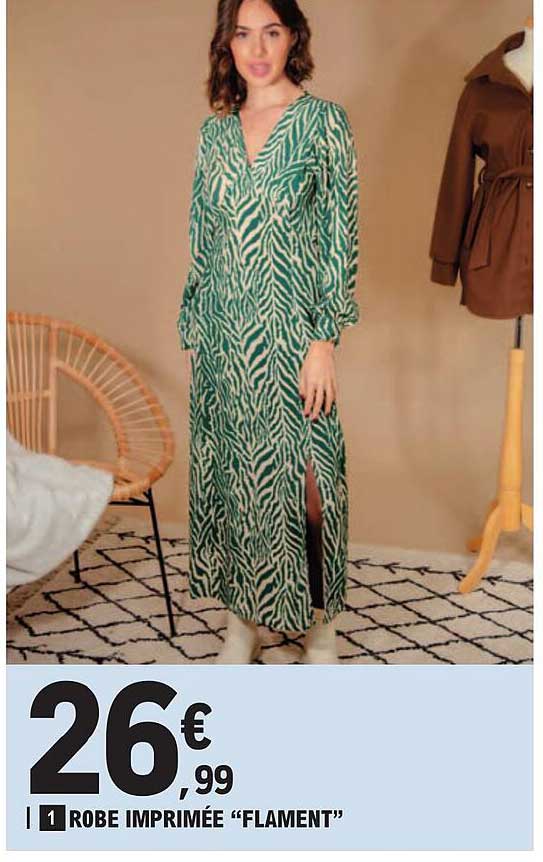 robe imprimée "flament"