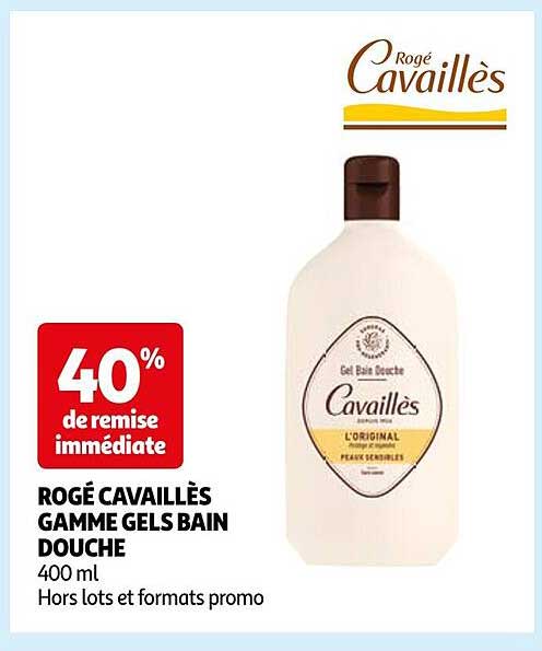 rogé cavaillès gamme gels bain douche