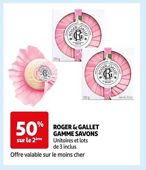roger & gallet gamme savons