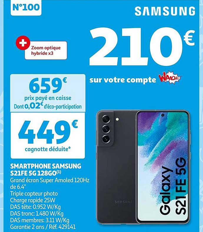 Smartphone Samsung S21fe 5g 128go