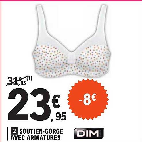 soutien-gorge avec armatures dim