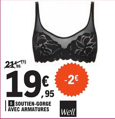 soutien-gorge avec armatures well