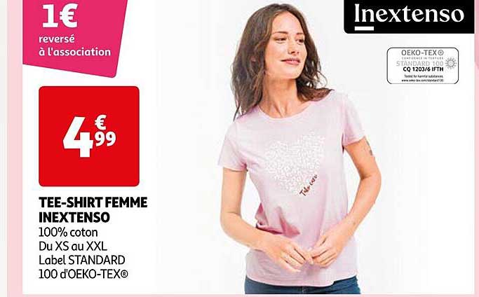 tee-shirt femme inextenso