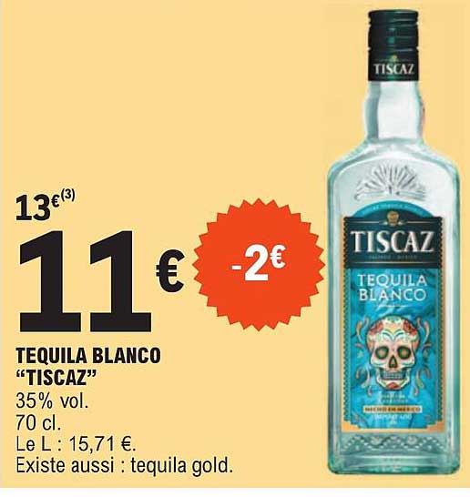 tequila blanco "tiscaz"