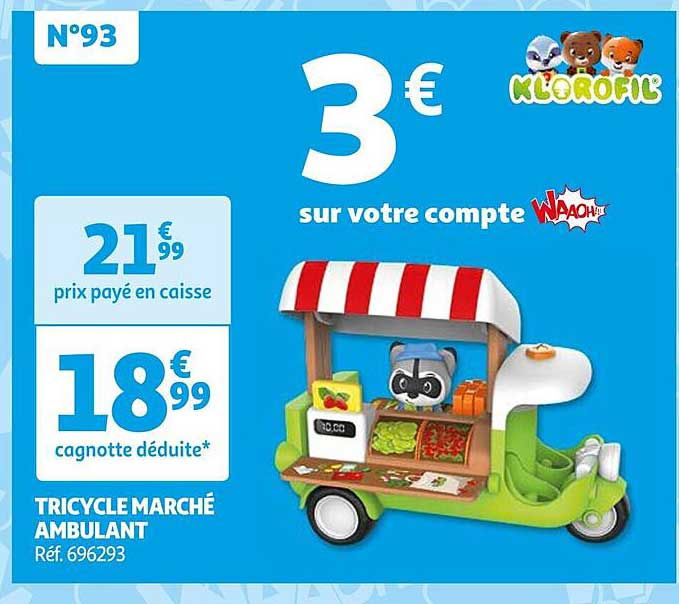 Tricycle Marché Ambulant