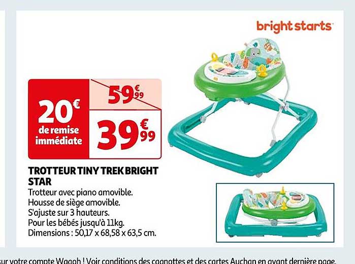 trotteur tiny trek bright star