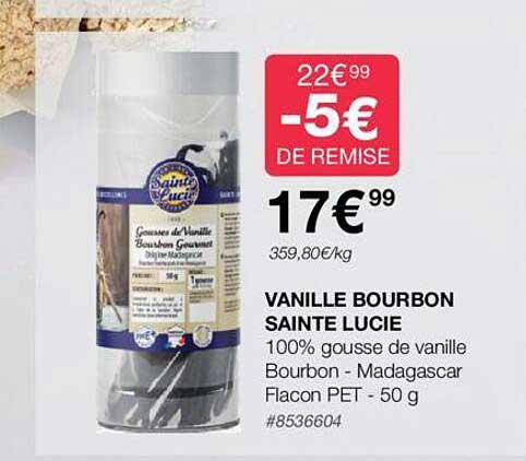 vanille bourbon sainte lucie