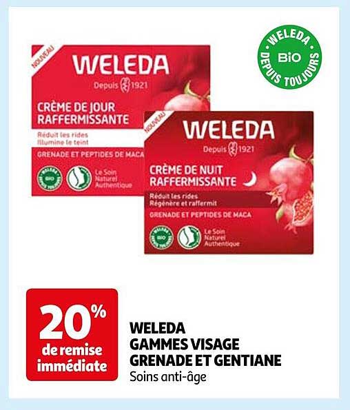 Weleda Gammes Visage Grenade Et Gentiane