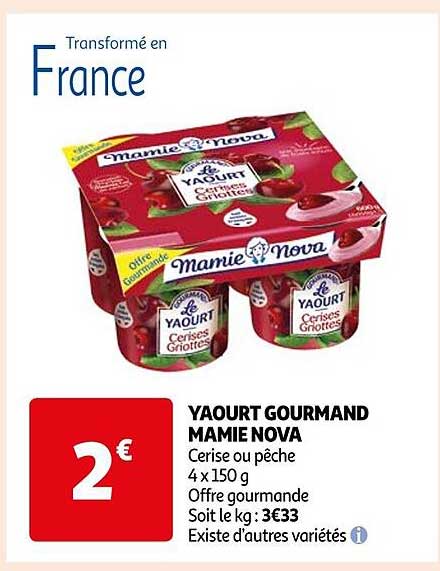 Yaourt Gourmand Mamie Nova