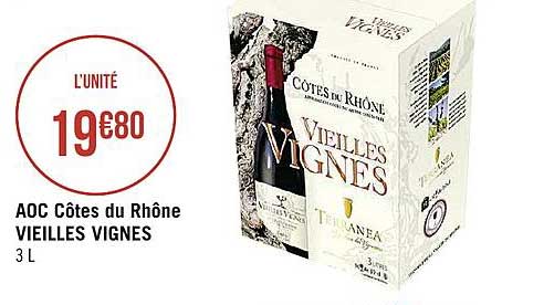aoc côtes du rhône vieilles vignes