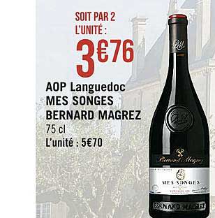 aop languedoc mes songes bernard magrez