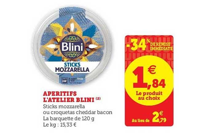 Apéritifs L'atelier Blini