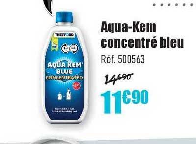aqua kem concentré bleu