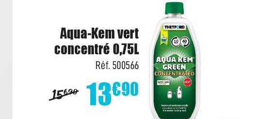 aqua kem vert concentré 0.75l