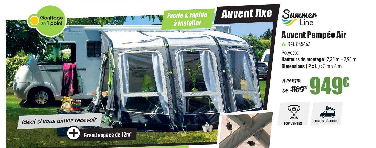 Auvent Pampéo Air Summer Line