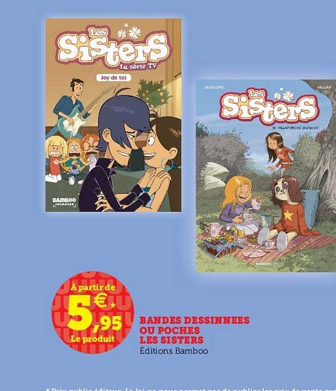 bandes dessinées ou poches les sisters