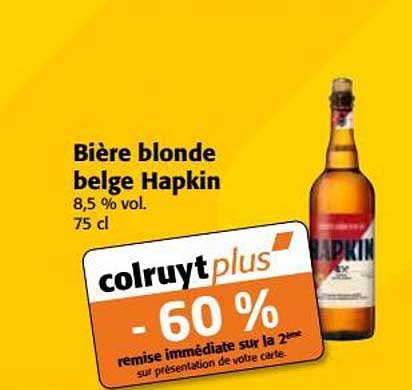 bière blonde belge hapkin