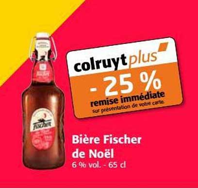 Bière Fischer De Noël